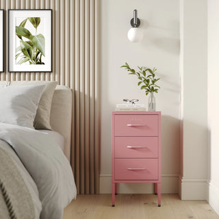 The Richmond - Industrial Style Metal Drawers In Flamingo - Urban Lockers