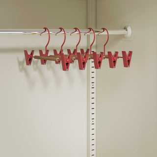 Multi Clip Hanger 5 Pack | Kids Red