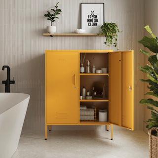 The Fulham - Home Style Storage Locker In Mustard