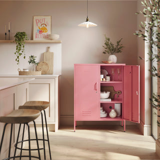 The Fulham - Home Style Storage Locker In Flamingo
