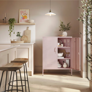 The Fulham - Home Style Storage Locker In Light Pink - Urban Lockers