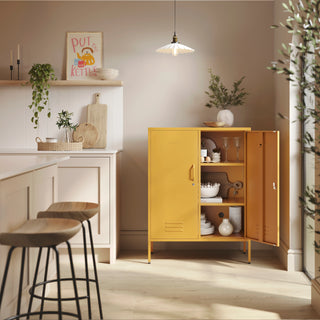 The Fulham - Home Style Storage Locker In Mustard