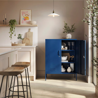 The Fulham - Home Style Storage Locker In Navy Blue