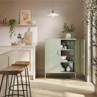 The Fulham - Home Style Storage Locker In Sage