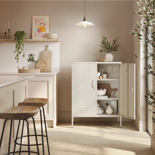 The Fulham - Home Style Storage Locker In Vanilla