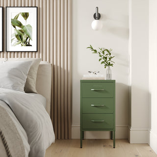 The Richmond - Industrial Style Metal Drawers In Forest - Urban Lockers