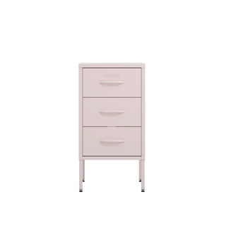 The Richmond - Industrial Style Metal Drawers In Light Pink - Urban Lockers