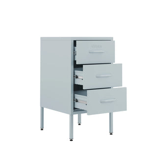 The Richmond - Industrial Style Metal Drawers In Sky Blue - Urban Lockers