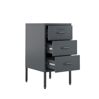 The Richmond - Industrial Style Metal Drawers In Slate Grey - Urban Lockers