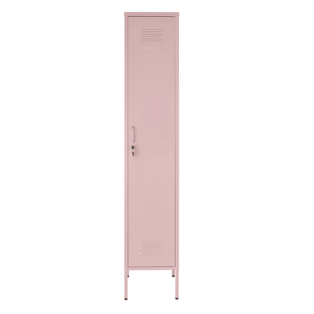 The Bexley - Tall Single Door Storage Locker In Light Pink – Urban Lockers