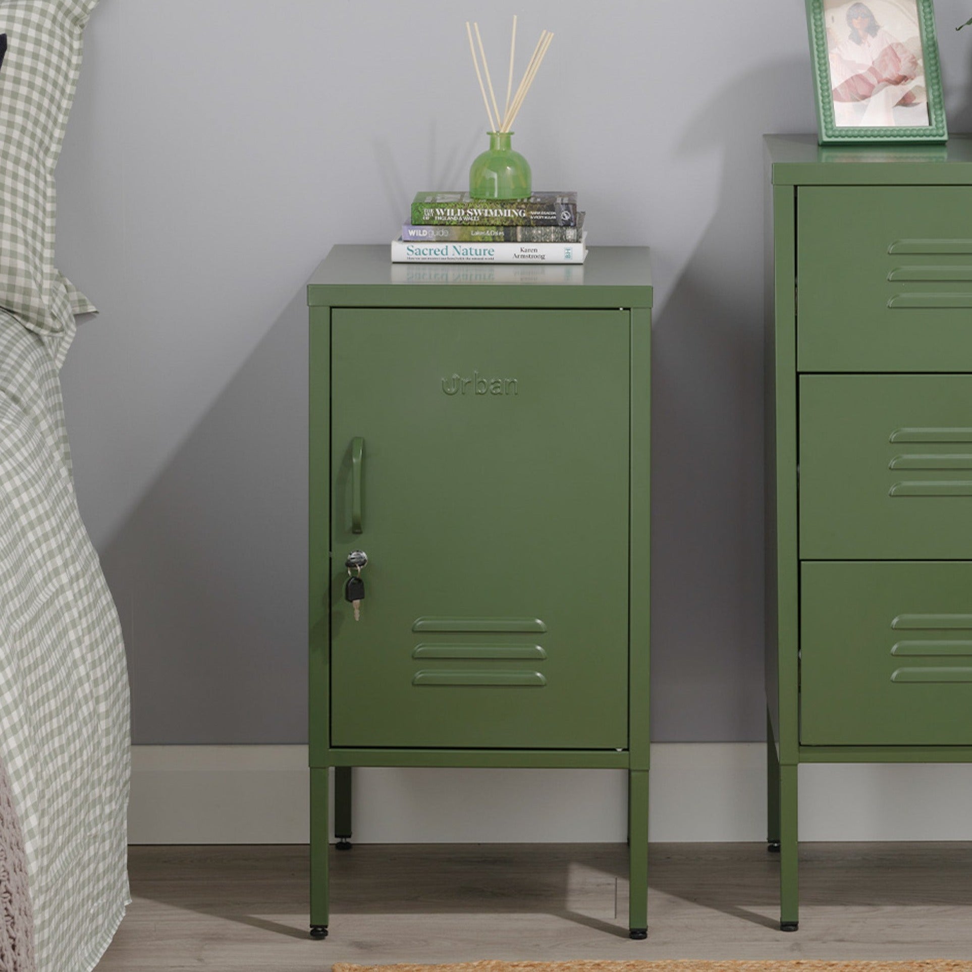 The Camden - Side Table, Storage Locker Forest – Urban Lockers