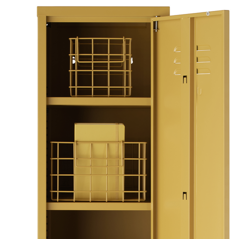 Basket Set in Mustard – Set of 3 - Urban Lockers