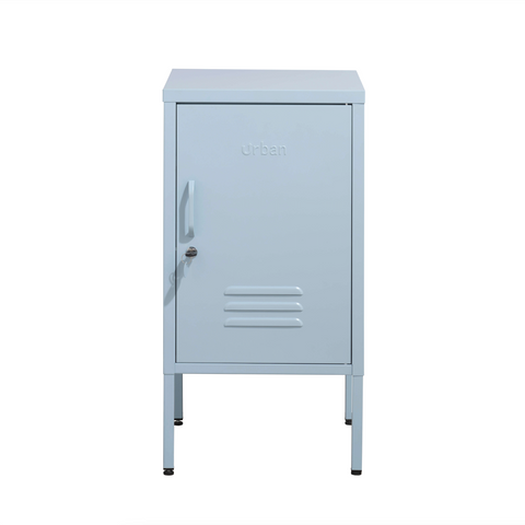 The Camden - Table d'Appoint, Casier de Rangement Bleu Ciel