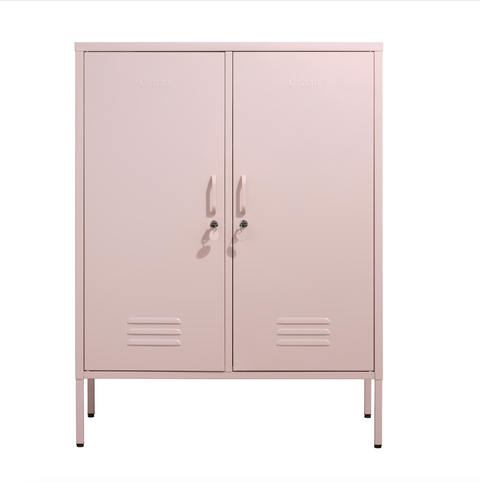 The Fulham - Home Style Storage Locker In Light Pink