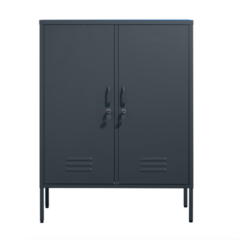 The Fulham - Home Style Storage Locker In Slate Grey