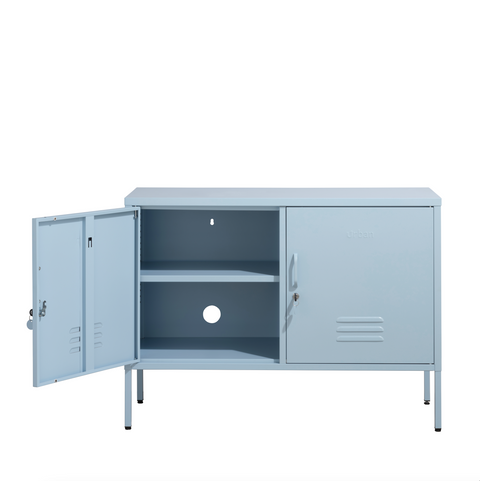 The Oxford - Casier de rangement pour table d'appoint/meuble TV en bleu ciel