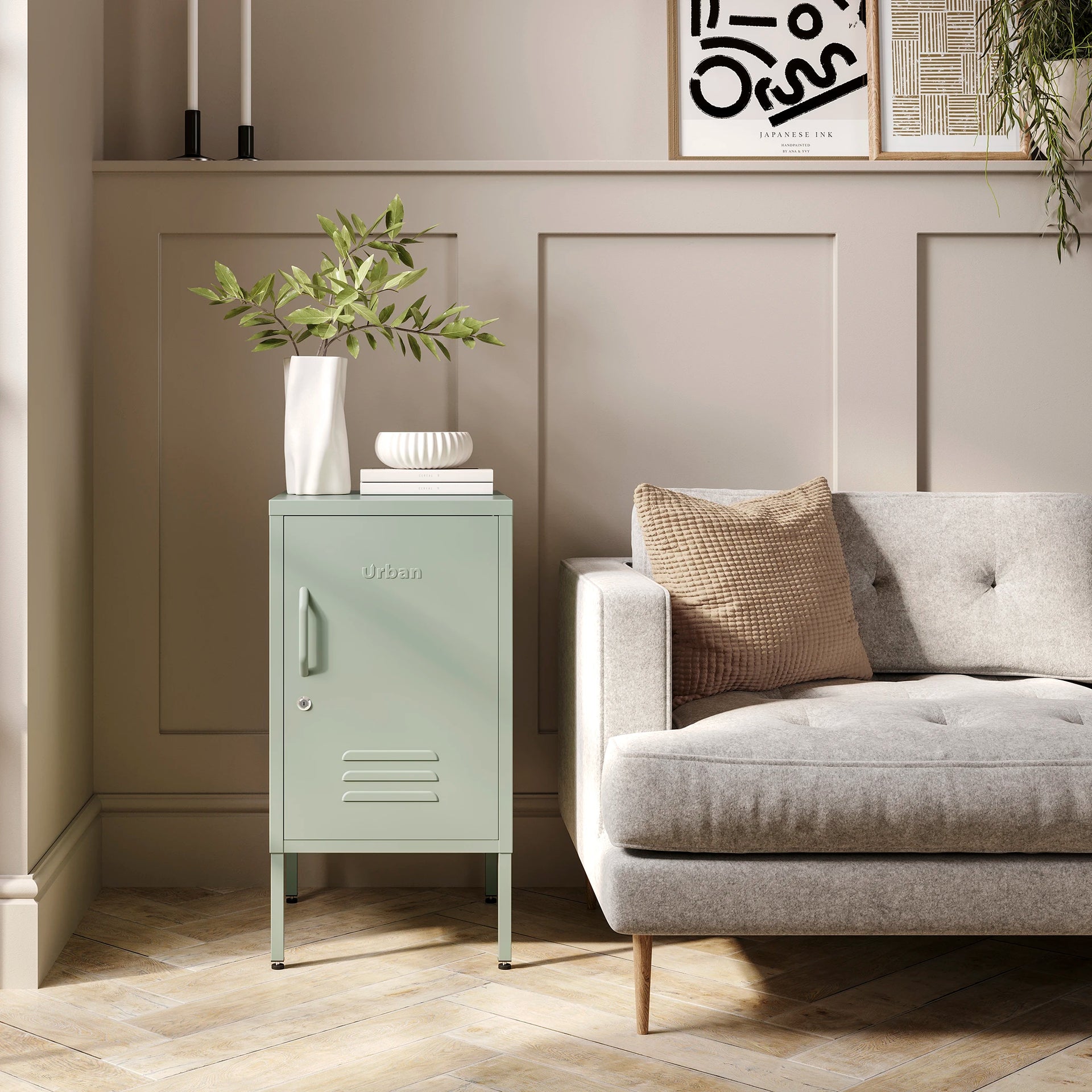 The Camden | Locker Cabinet | Sage Green | Urban Lockers