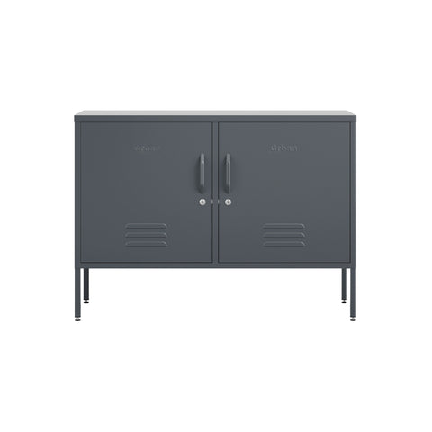 the oxford sideboard storage locker in slate grey 