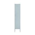 The bexley single door wardrobe locker in sky blue